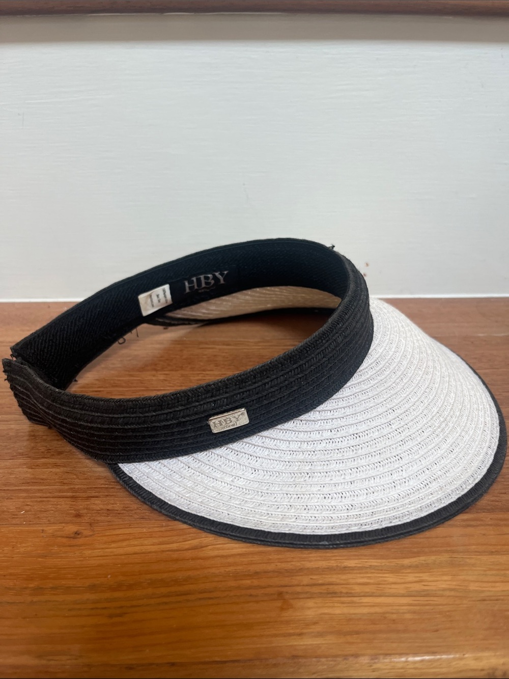 HBY Miami Black & Cream Sun Visor